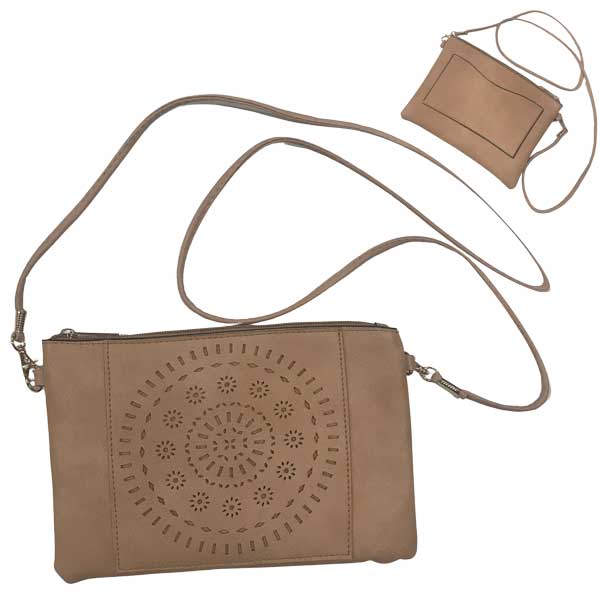 3674 - Vegan Leather Bags - 2017 - Beige