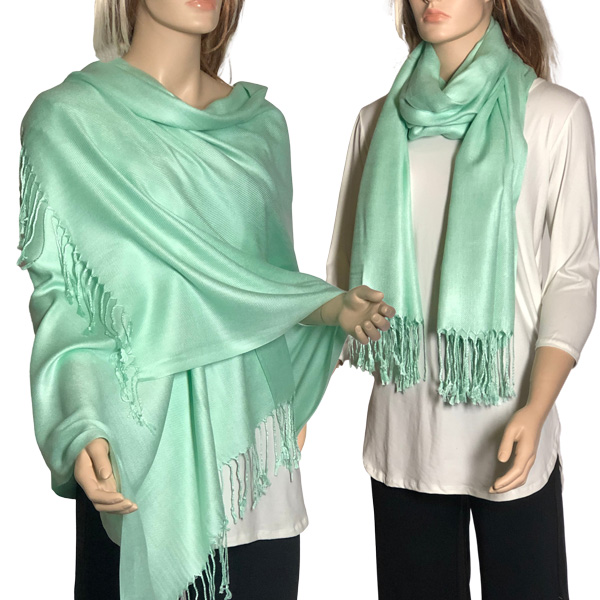 3697/T - Pashmina Style Solid Color Wraps